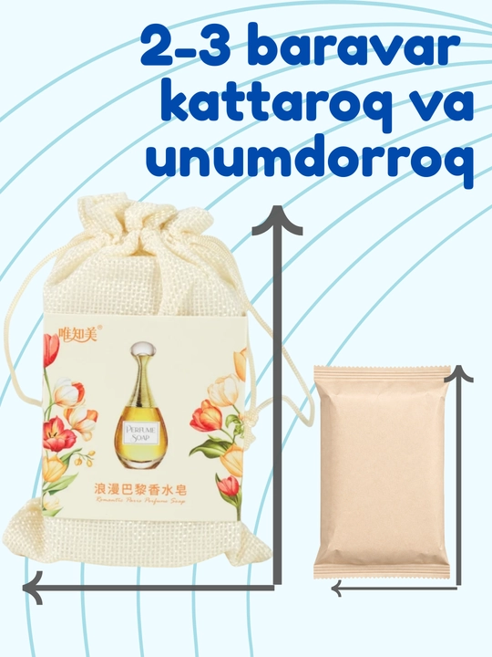 Xushbo‘y sovun, XXL 240 g + mochalka bilan, 200 g