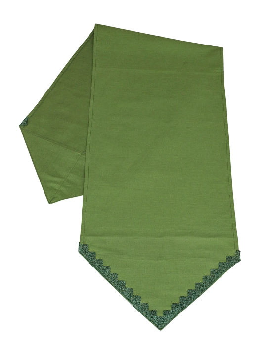 Nafis krujali runner 180×44 sm + 6 ta likopcha osti tagligi 30 sm, turkcha Dak matosi