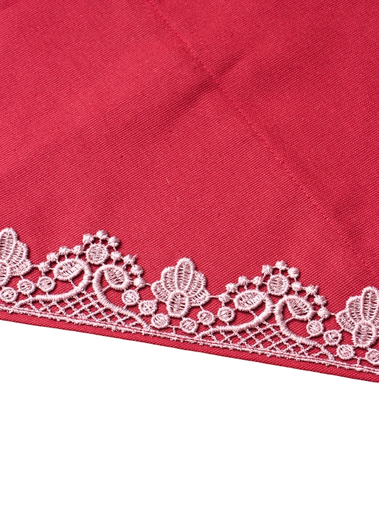 Nafis krujali runner 180×44 sm + 6 ta likopcha osti tagligi 30 sm, turkcha Dak matosi
