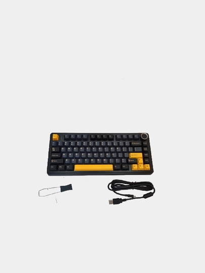 Aula F75 Беспроводная + Bluetooth HotSwap, механическая, игровая клавиатура, RGB, черный