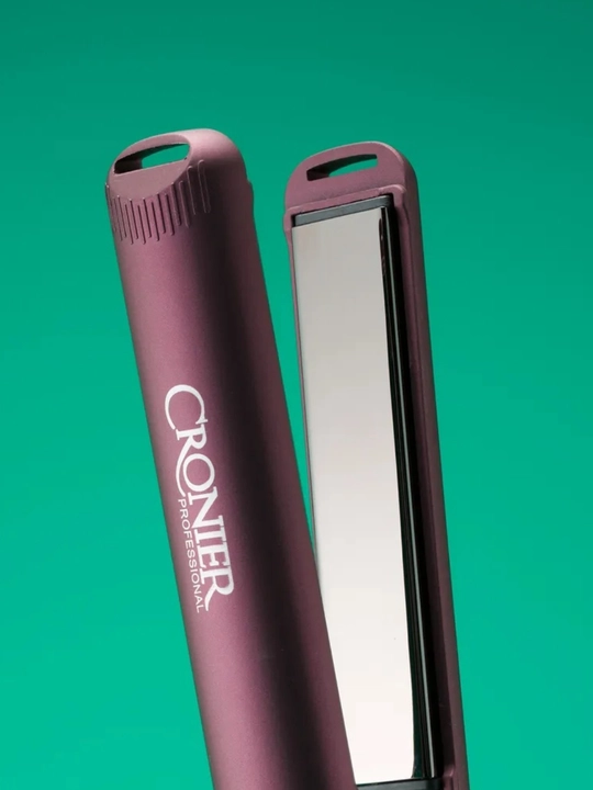 Выпрямитель для волос Cronier 230°C, титановое покрытие 25мм, 60W