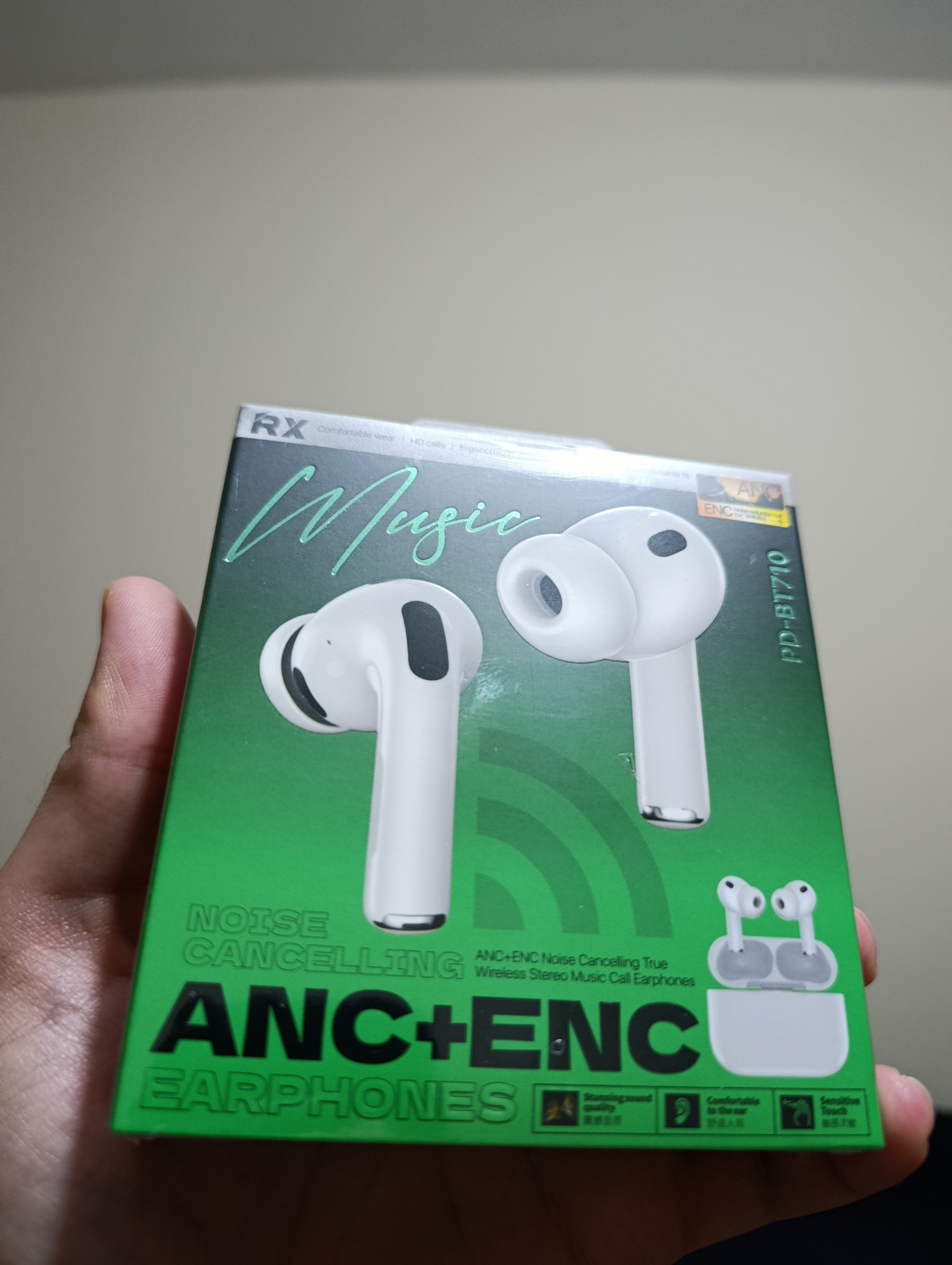 Bluetooth quloqchin REMAX PD-BT710 ANC+ENC ikkita mikrofon va 42 soatgacha ishlash