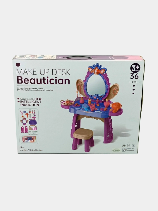 O'yinchoq trumo Beautician, 36 ta buyum, chiroq va musiqa