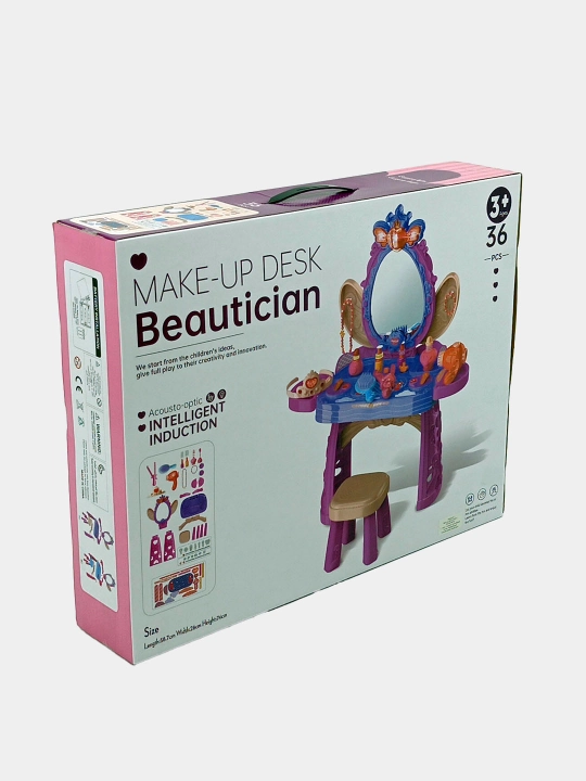 O'yinchoq trumo Beautician, 36 ta buyum, chiroq va musiqa