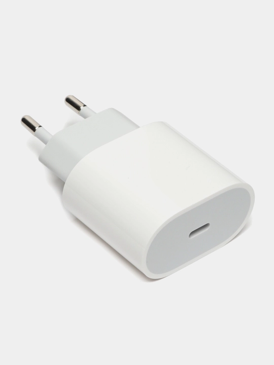 USB-C 20W Tezkor Zaryadlovchi Adapter Fast Charge + EU O‘tkazgich