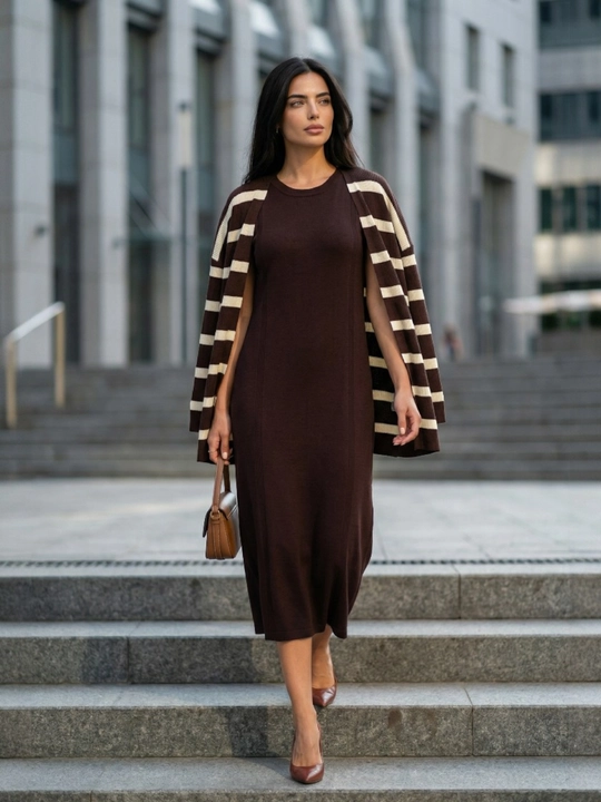 Ayollar trikotaj kostyumi – ikki qismli - EllyFashion