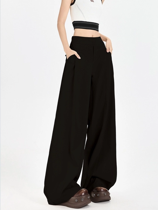 Ayollar uchun keng klassik erkin bichimli palazzo shimlar ELLY FASHION