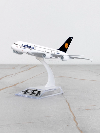 Airbus A380 samolyoti modeli, Lufthansa, 14 sm, Metall+plastik - 