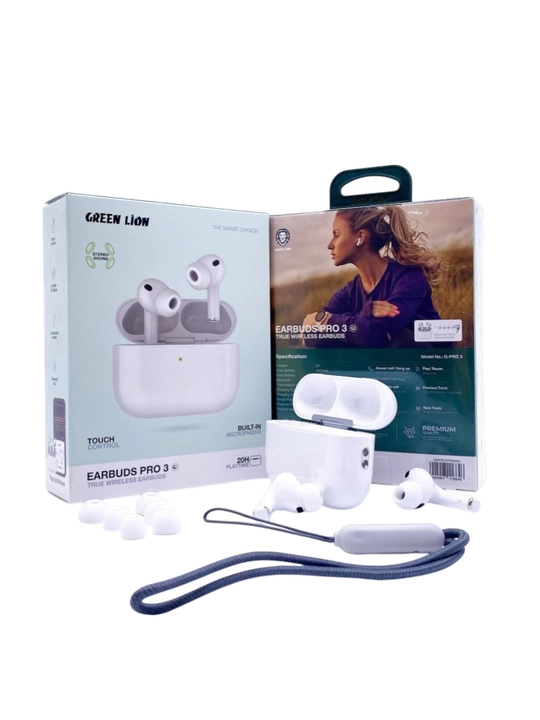 Green Lion Earbuds Pro 3 TWS Simsiz quloqchinlar 20 soat - 