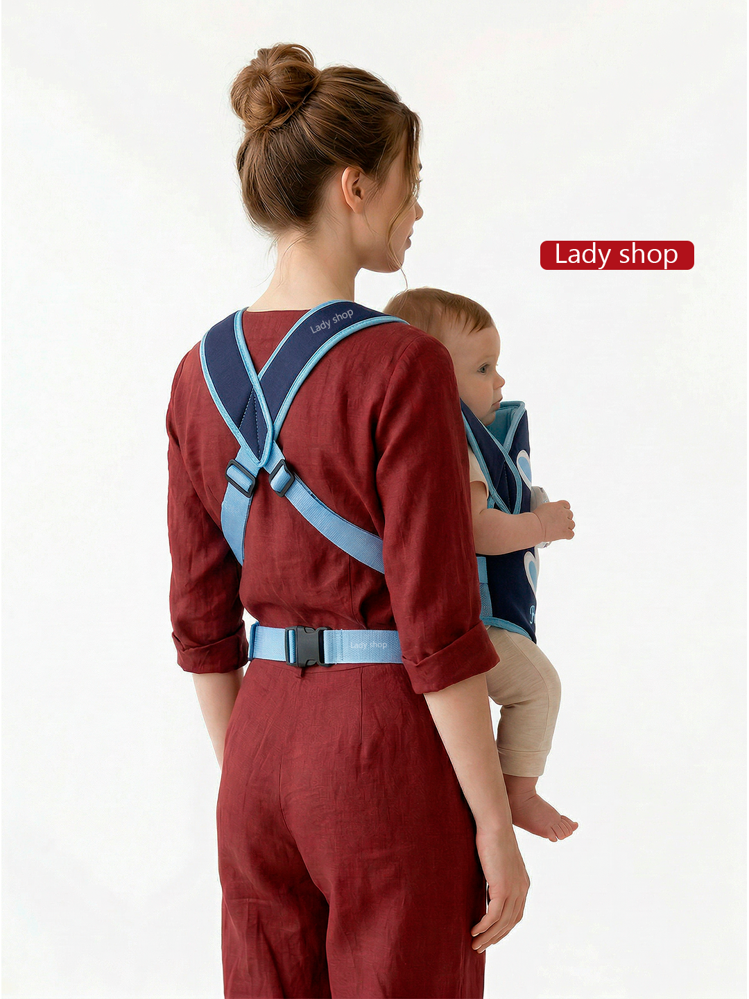 Kenguru sumka Happy Baby 3 tasi 1 da, chaqaloq tashuvchisi, bola tashuvchi ryukzak, qulay