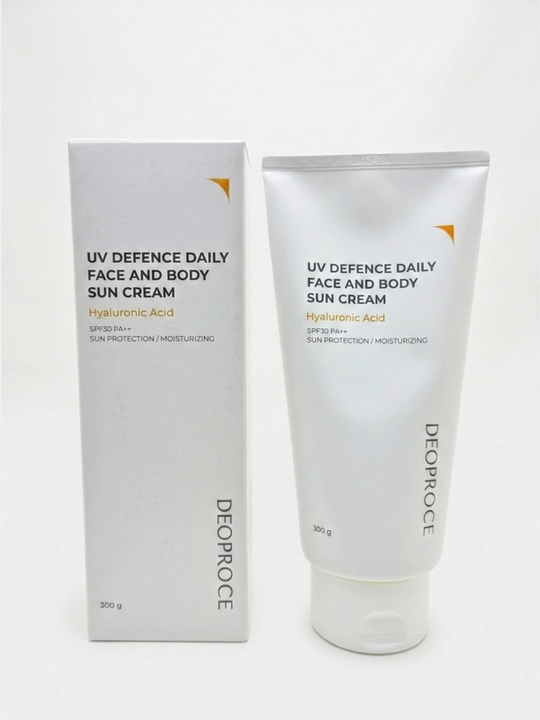 Солнцезащитный крем Deoproce UV Defence Daily SPF30 PA++, для лица и тела, 300 г 