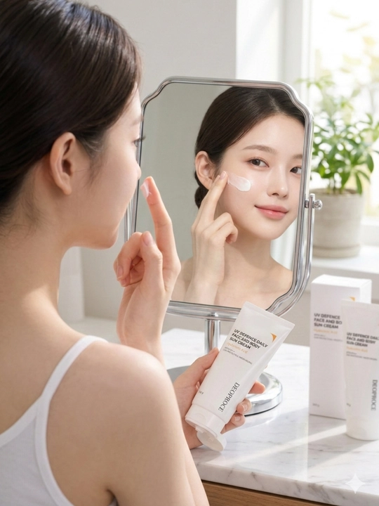 Солнцезащитный крем Deoproce UV Defence Daily SPF30 PA++, для лица и тела, 300 г 