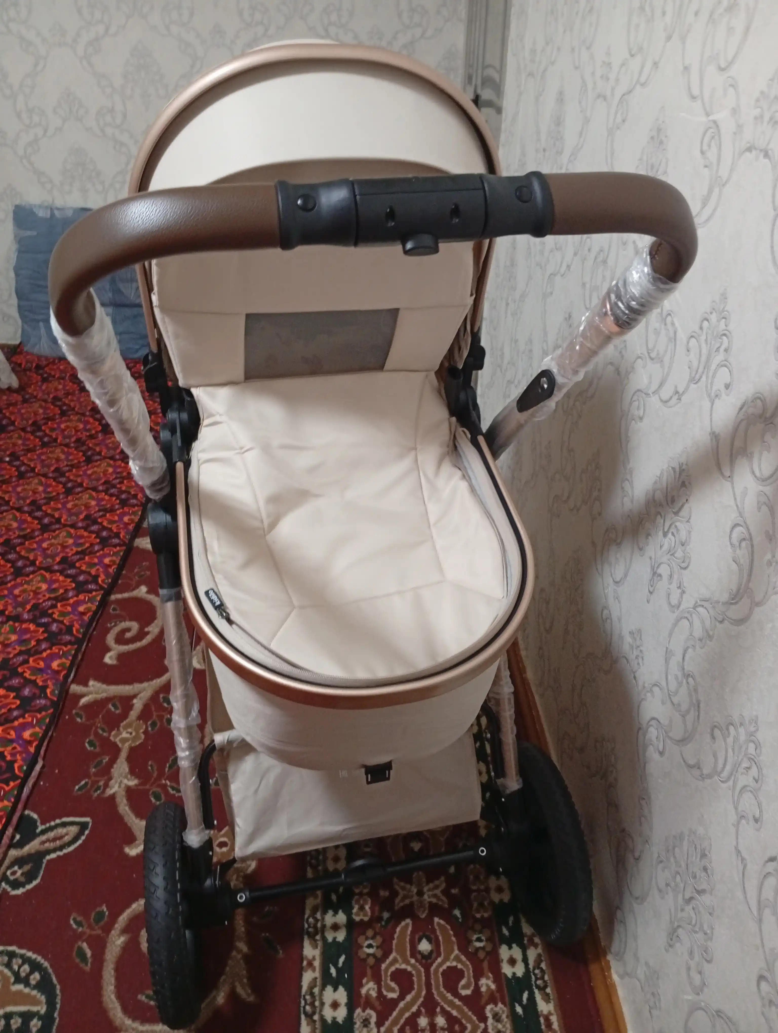 Детская коляска с большой сумкой, трансформер коляска