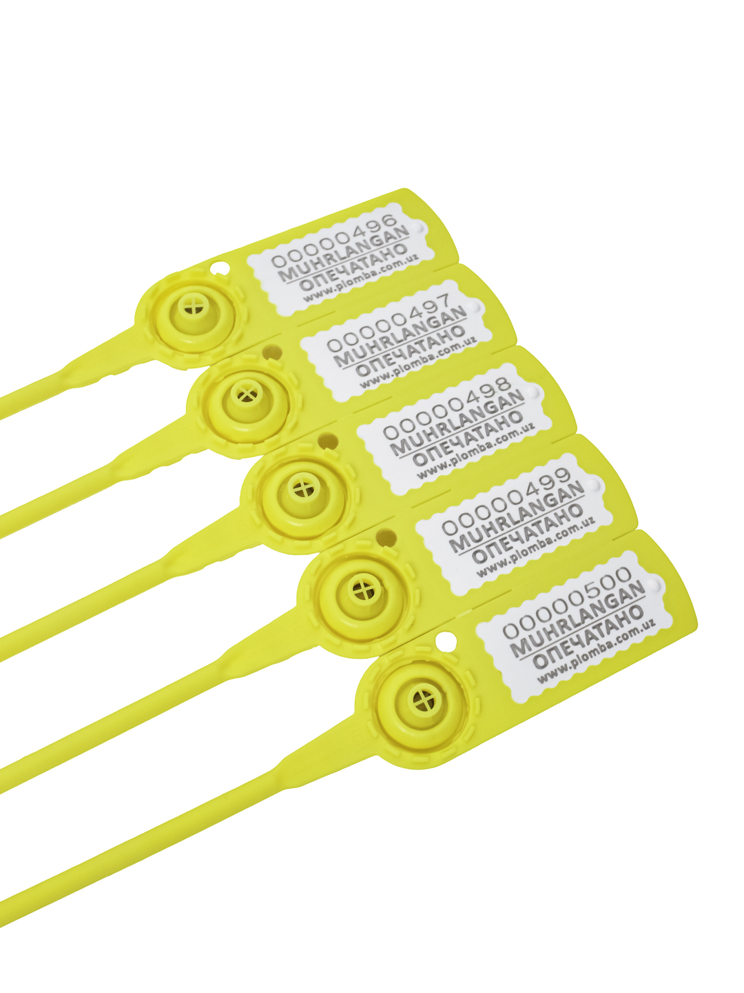 Plastik plombalar "Strela 525" 60cm, qadoqda 100 dona - 