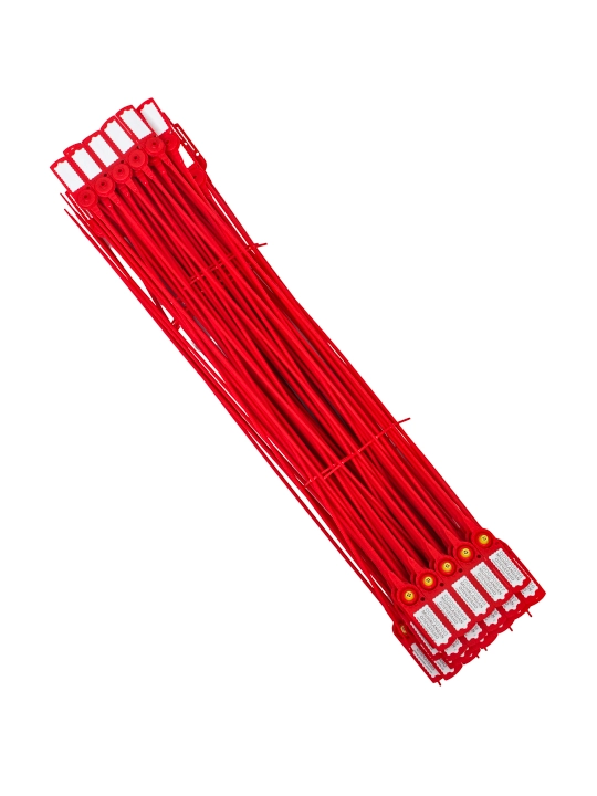 Plastik plombalar "Strela 525" 60cm, qadoqda 100 dona