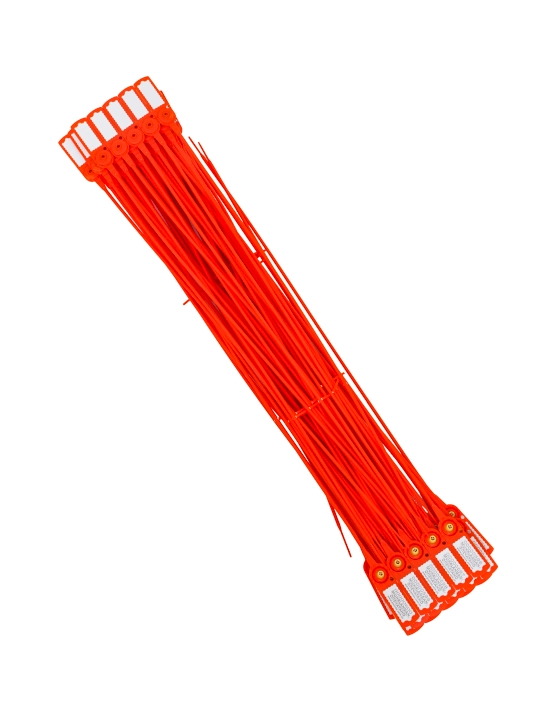 Plastik plombalar "Strela 525" 60cm, qadoqda 100 dona