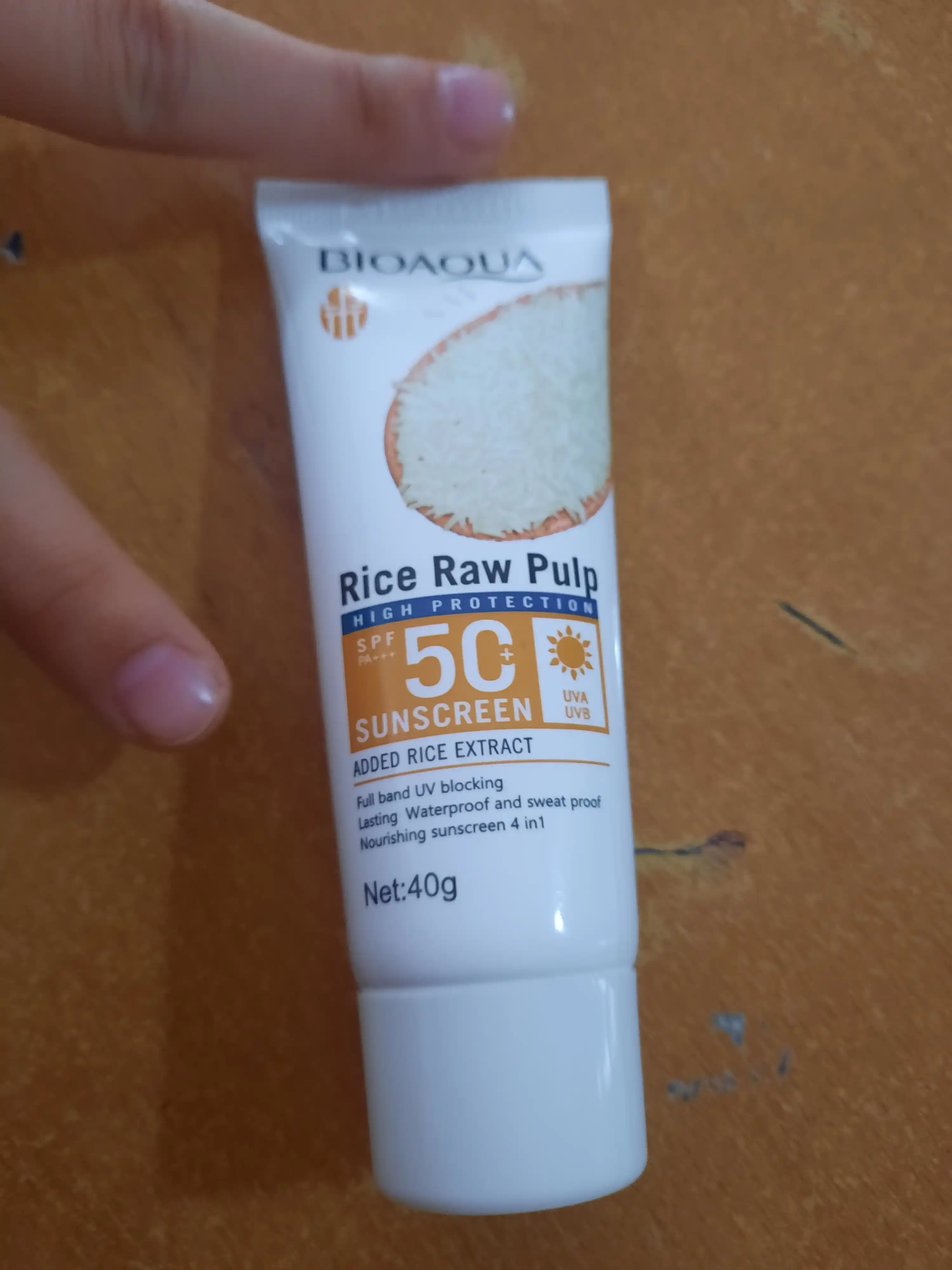 SPF50+ PA+++ / BIOAQUA - Солнцезащитный крем на основе рисового экстракта 40 г