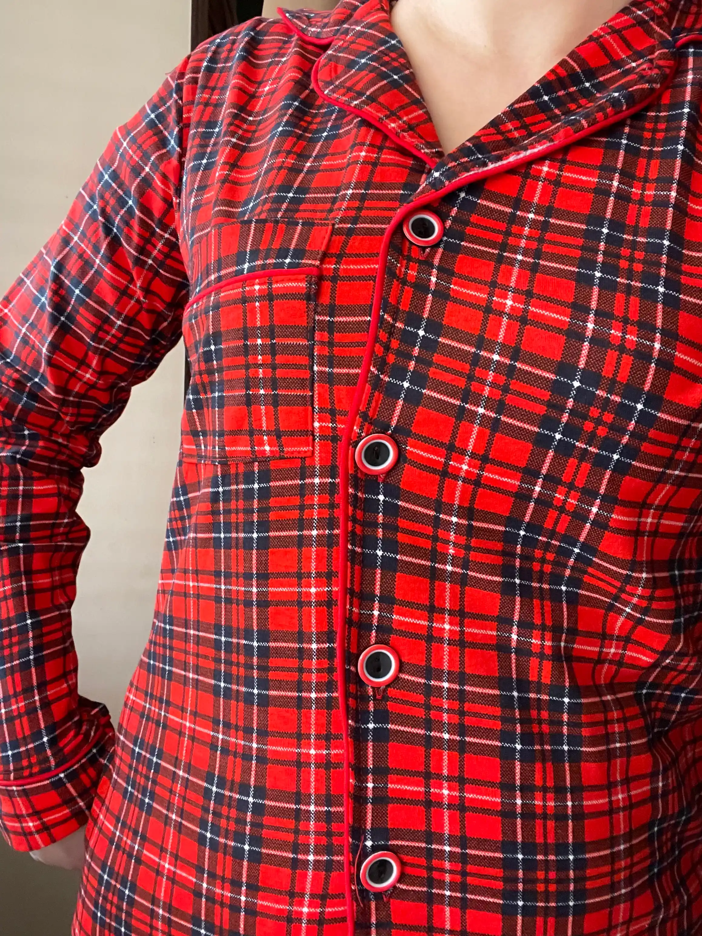 Ayollar pijamasi, Amerika uslubidagi bahorgi pijama, o‘lchamlari: M L XL XXL XXXL. Nafas oluvchi