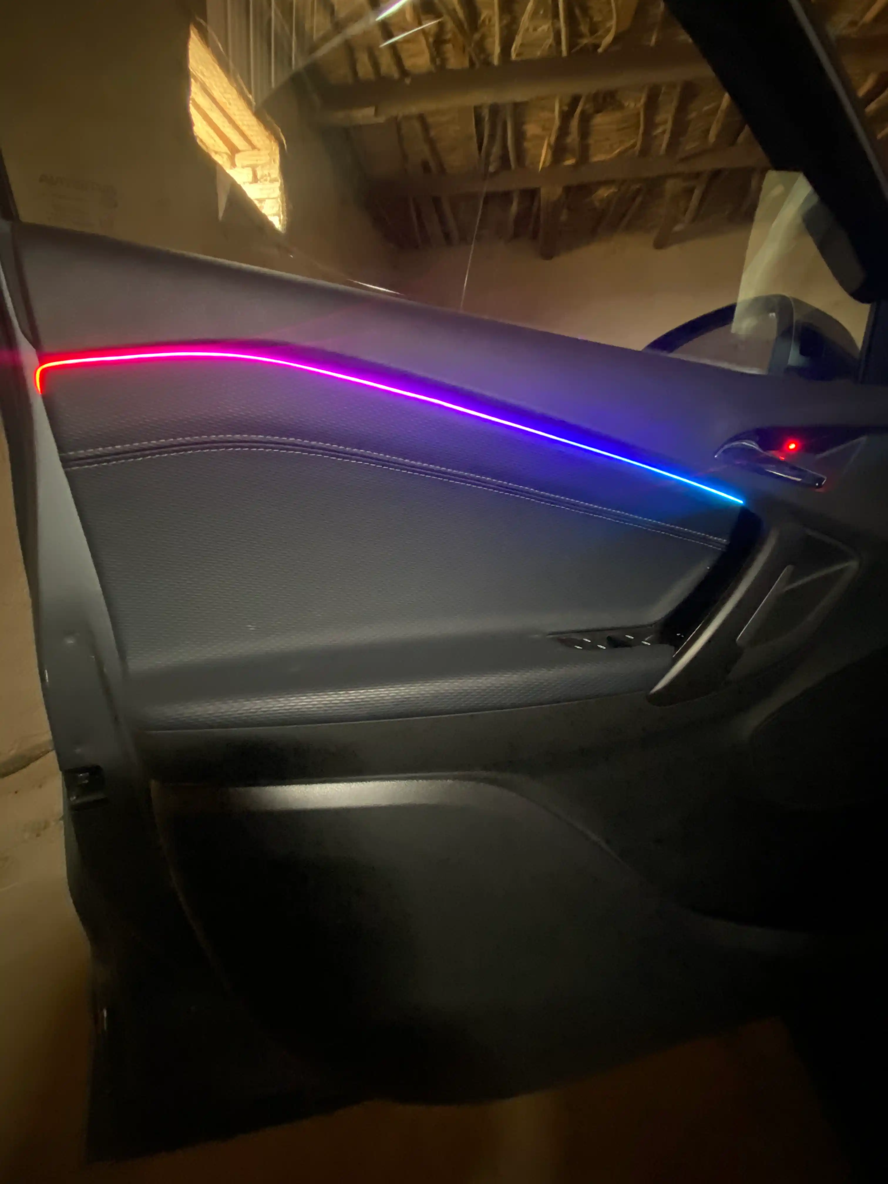Многоцветная атмосферная подсветка RGBIC, для салона автомобиля, 18 шт