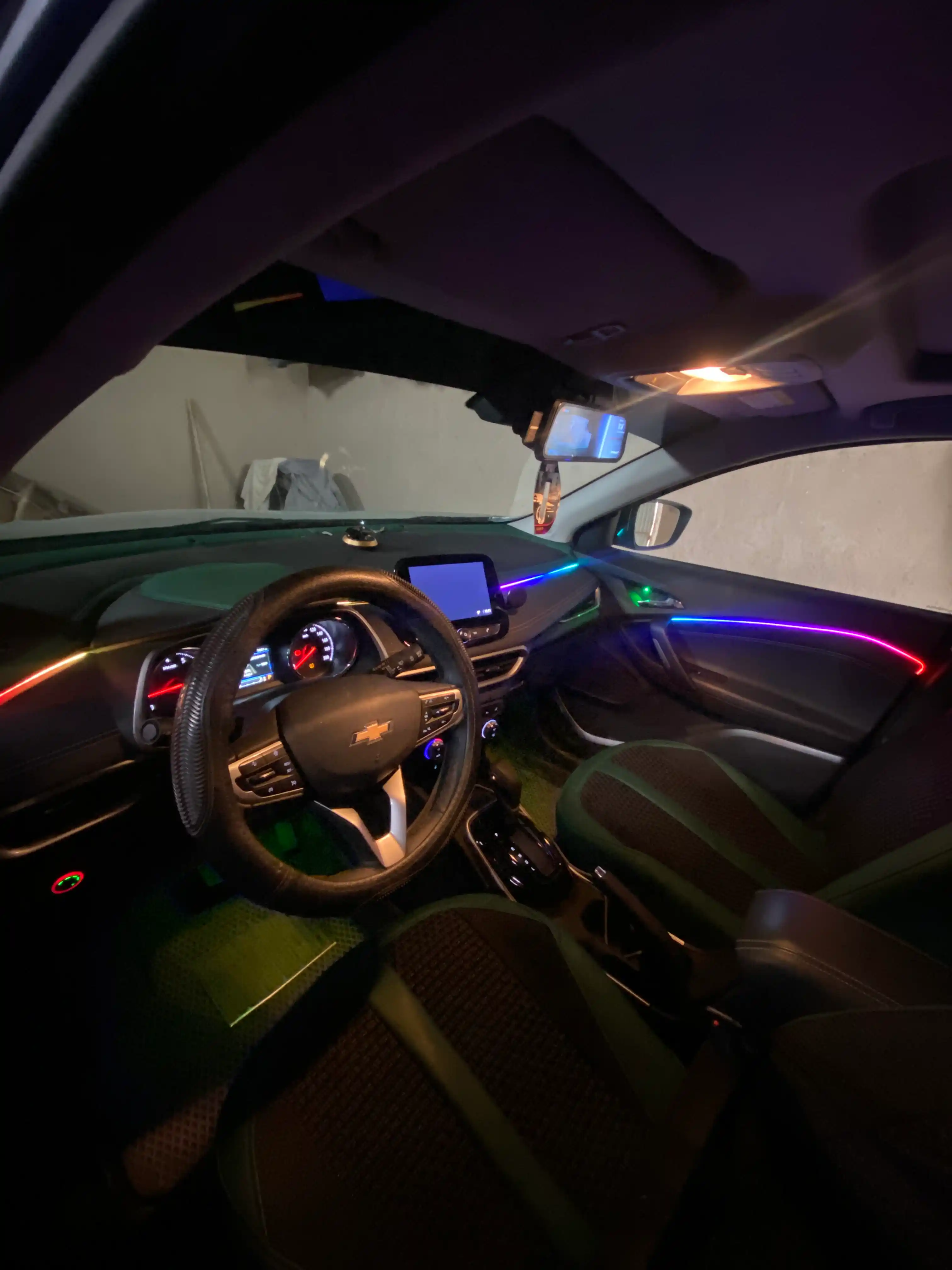 Многоцветная атмосферная подсветка RGBIC, для салона автомобиля, 18 шт