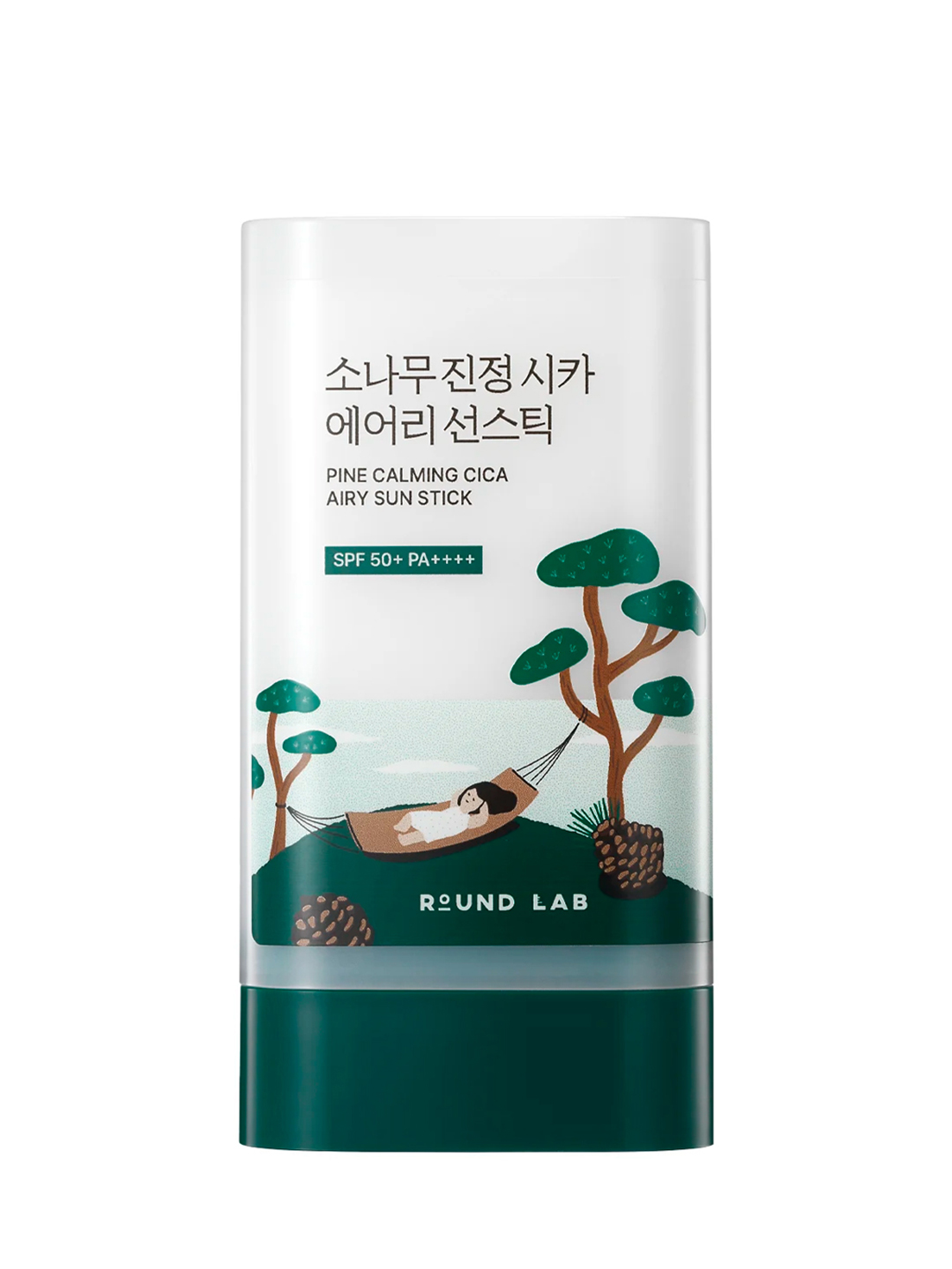 Успокаивающий солнцезащитный стик с экстрактом сосны Round Lab Pine Calming Cica Sun Stick - 