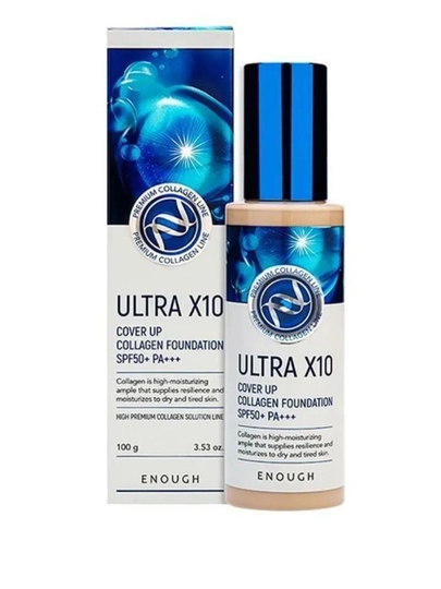 Тональный крем 8 peptide Rich Gold Ultra X10Full Cover Perfect Foundation SPF50+/PA+++