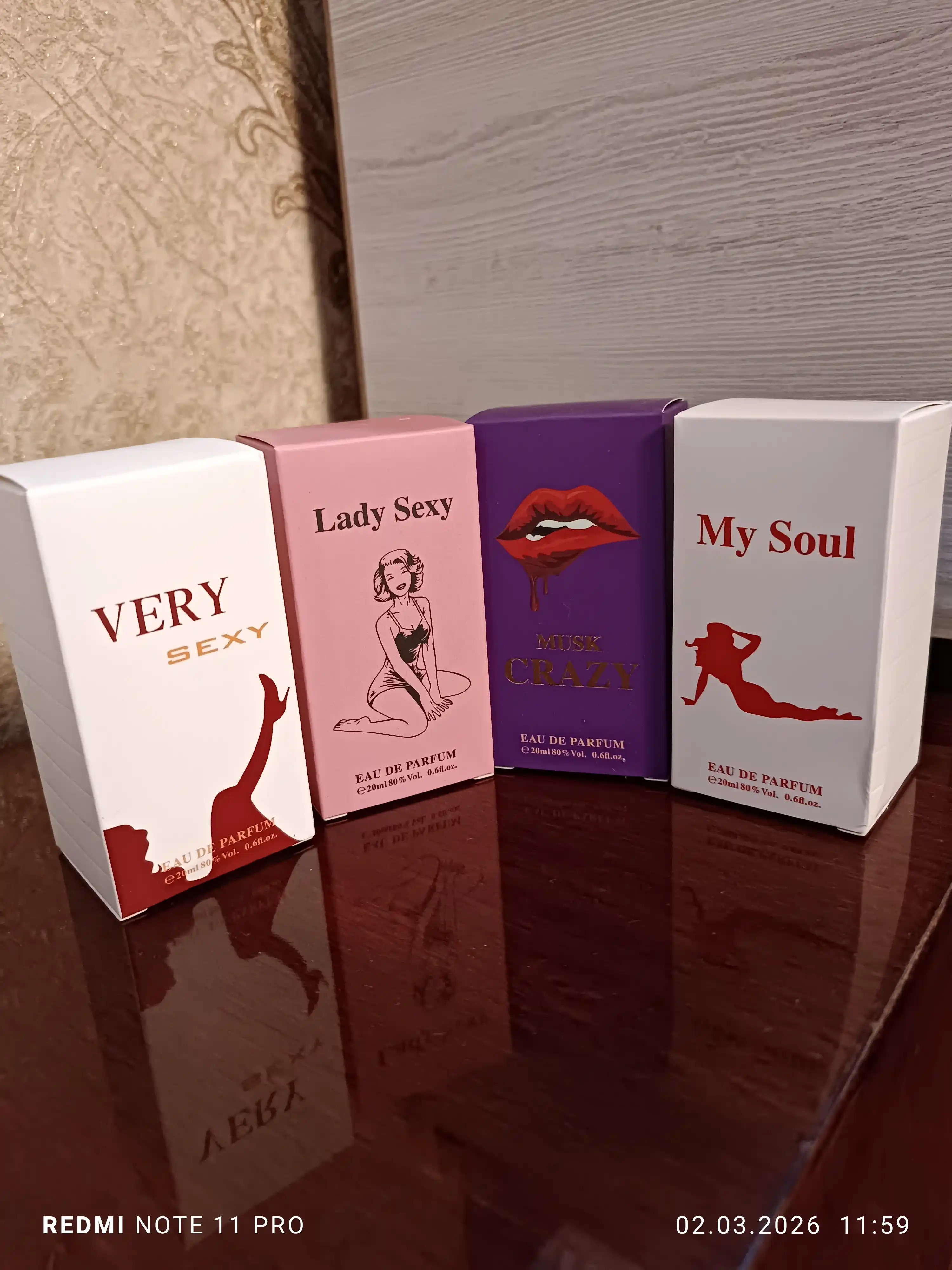 Духи женские с феромонами Lady Seхy, Hot, Very, Special, My Soul, парфюм для женщин 20 мл