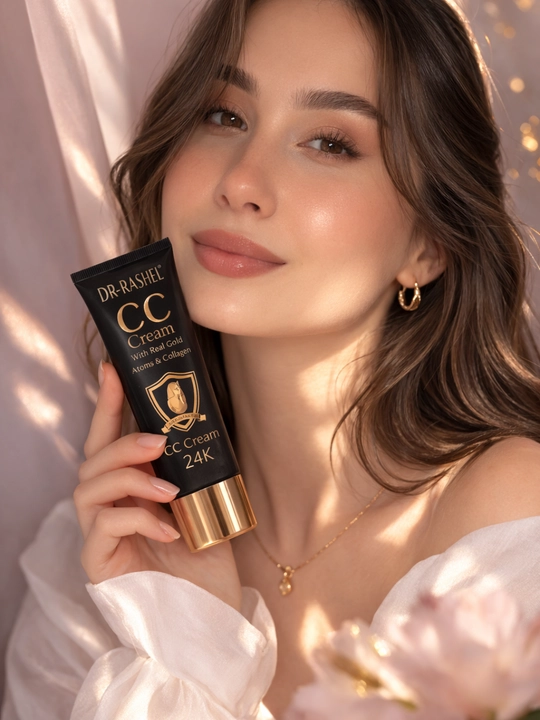 Tonal krem CC Cream 24K Dr.Rashel — kollagenli  SPF60, teri rangini tekislaydi