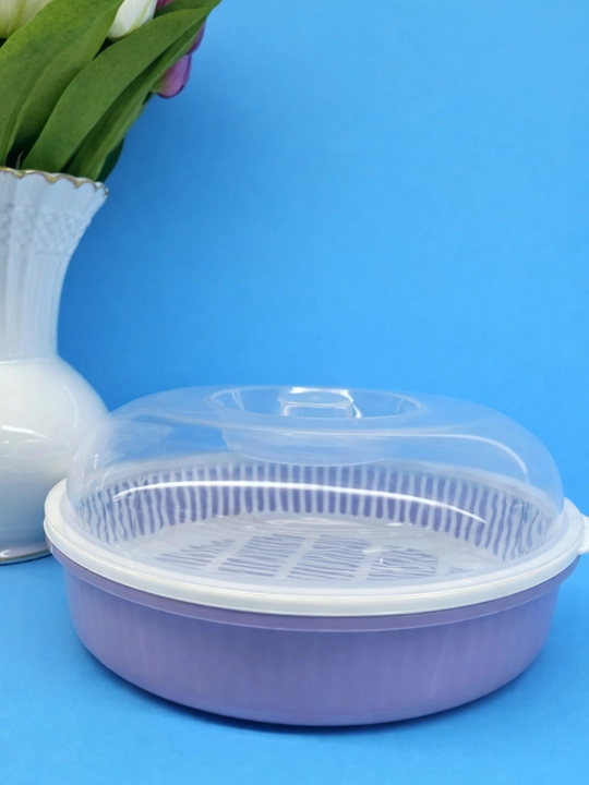Qulay va yengil plastik savat, meva, sabzavot va oshxona buyumlarini saqlash uchun mos - 