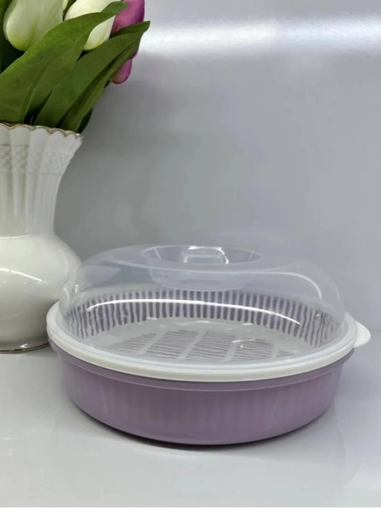 Qulay va yengil plastik savat, meva, sabzavot va oshxona buyumlarini saqlash uchun mos - 