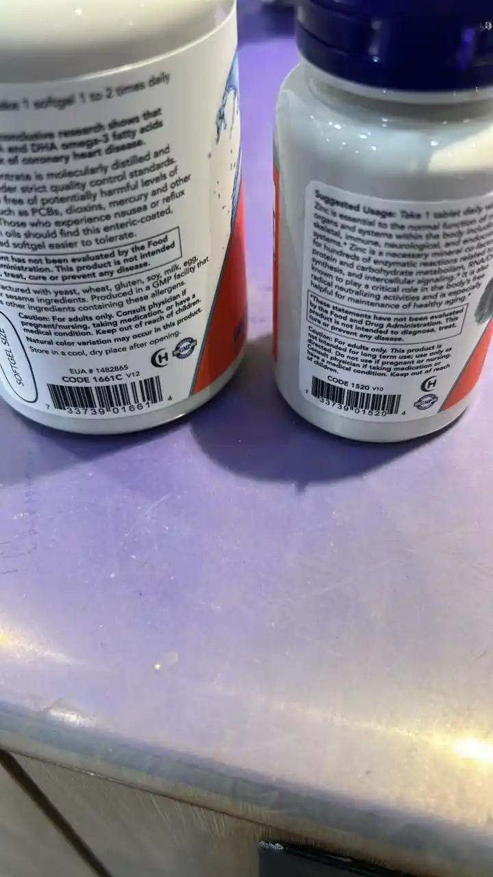 NOW Supplements, sink 50 mg, halol