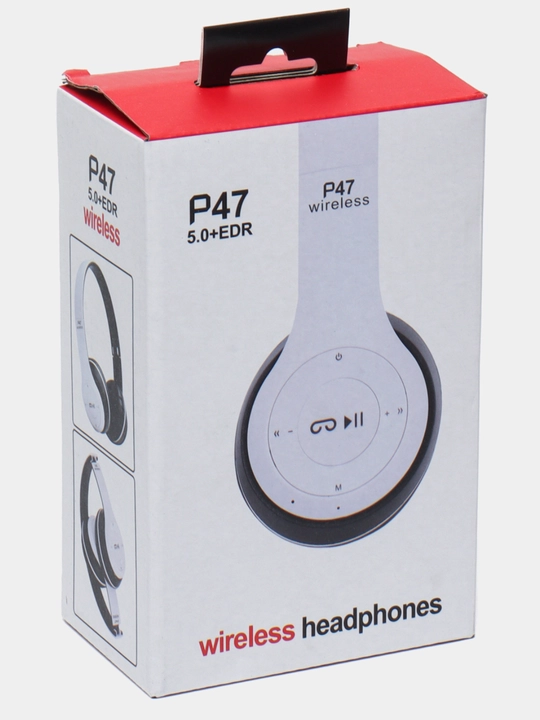 Наушники P47 5.0+EDR Bluetooth 5.0, беспроводные, с микрофоном