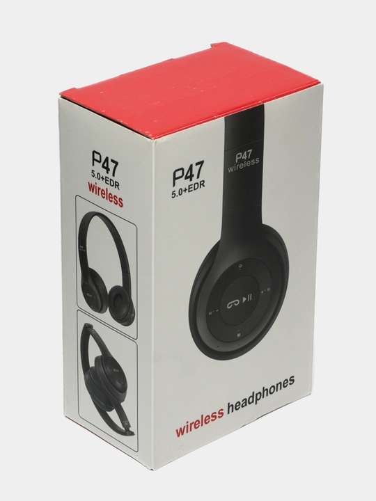 Наушники P47 5.0+EDR Bluetooth 5.0, беспроводные, с микрофоном