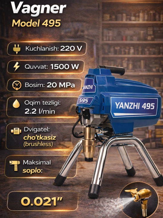 Краскопульт Wagner типа Airless — профессиональный электрический распылитель