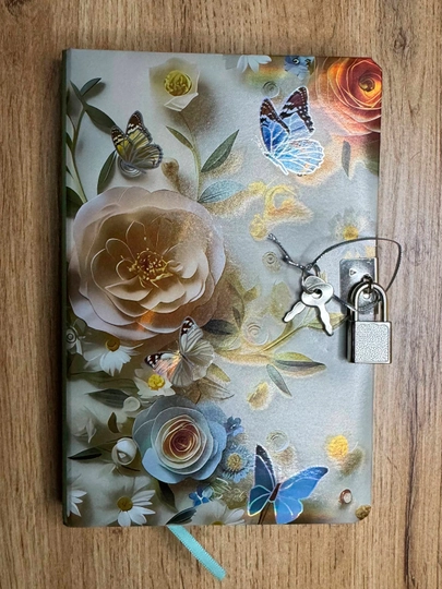 Ежедневник A5, с кодовым замком, с калькулятором, для бизнеса и учёбы, эко-кожа, Блокнот — NANOART-KODLI-БЕЖМЕЛ
