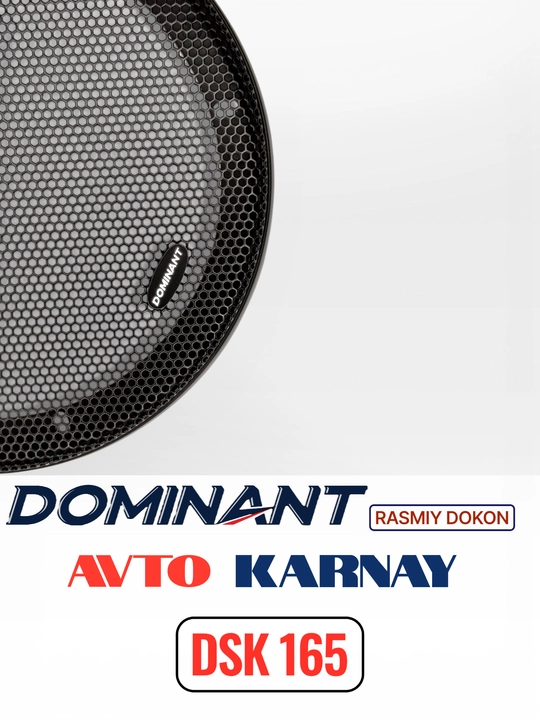 Ikki komponentli DOMINANT DSK165 250W XL AR karnaylari, avtomobil eshiklari uchun kolonka