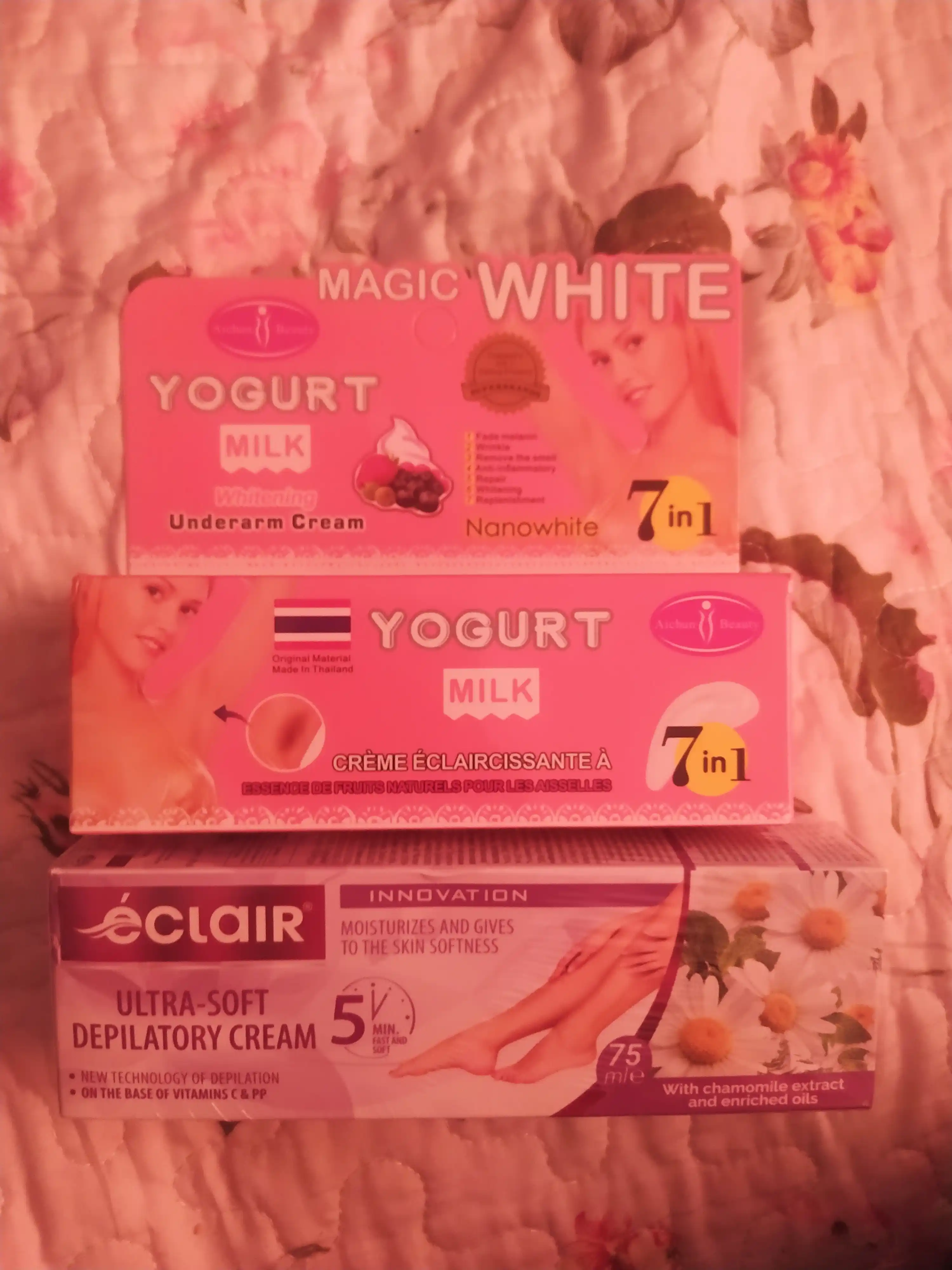 Отбеливающий крем для подмышек и интимных зон Yogurt Milk, 80 г