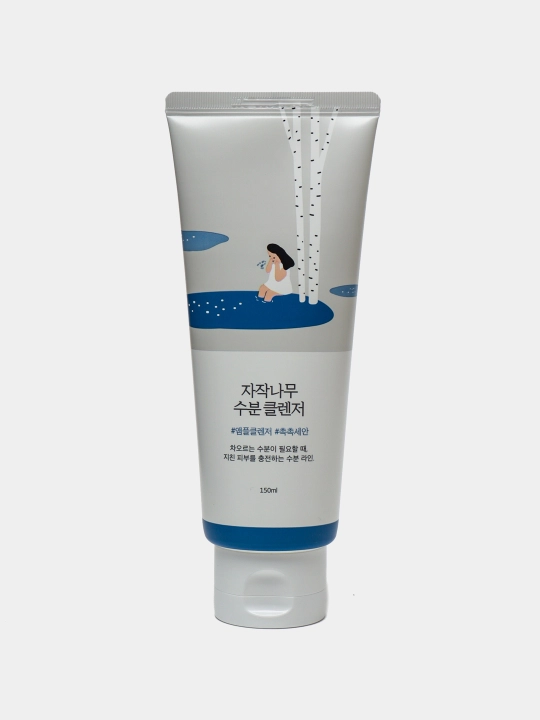 Пенка для умывания Round Lab Birch Juice Moisturizing Cleanser - 
