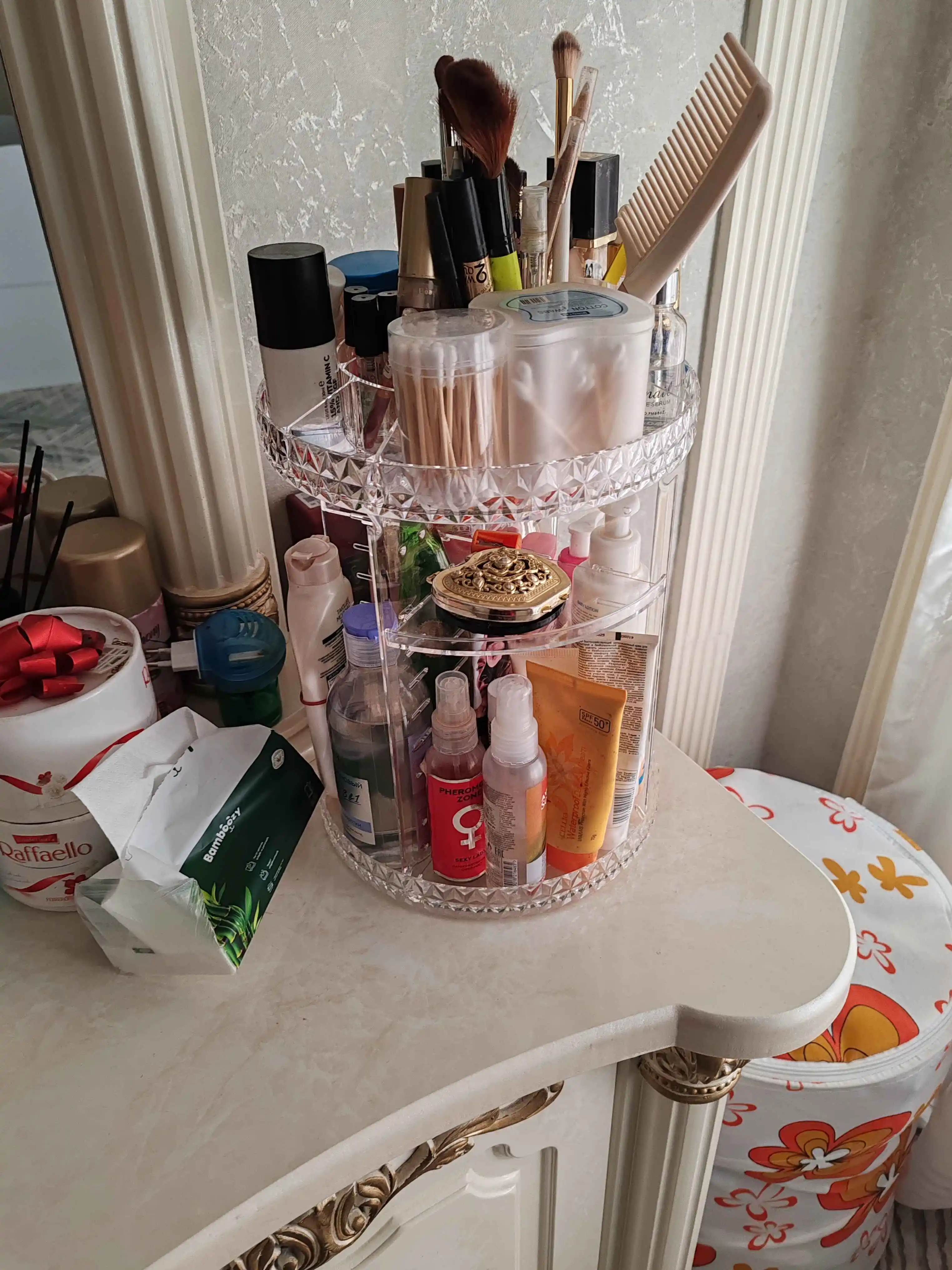 Органайзер для косметики и аксессуаров для макияжа, для подарка