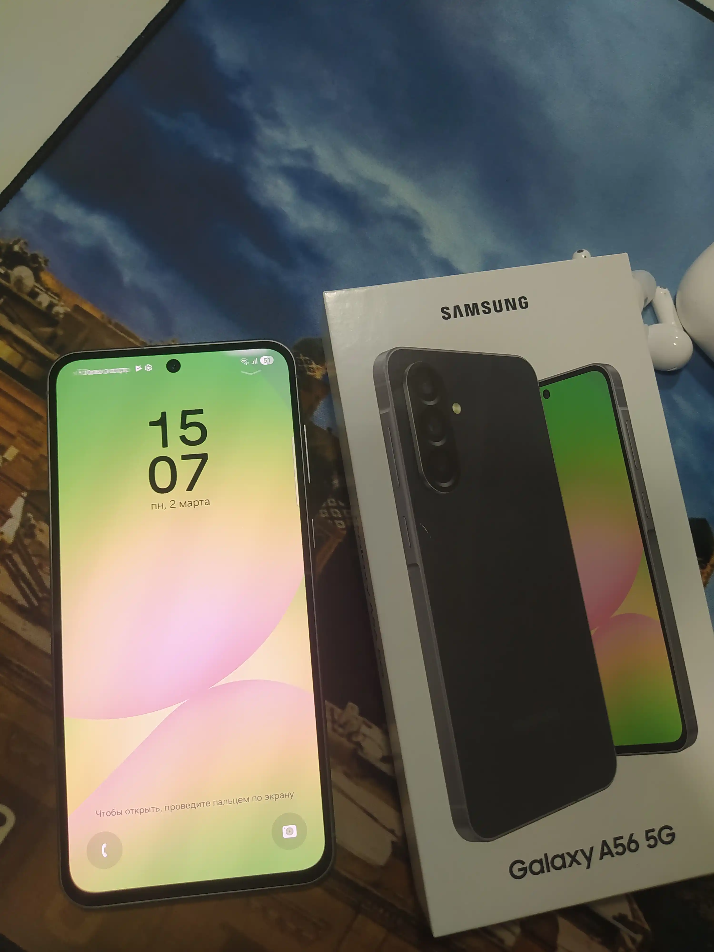 Смартфон Samsung Galaxy A56 5G, 1 год гарантии, 50МП, Super AMOLED, 120Гц