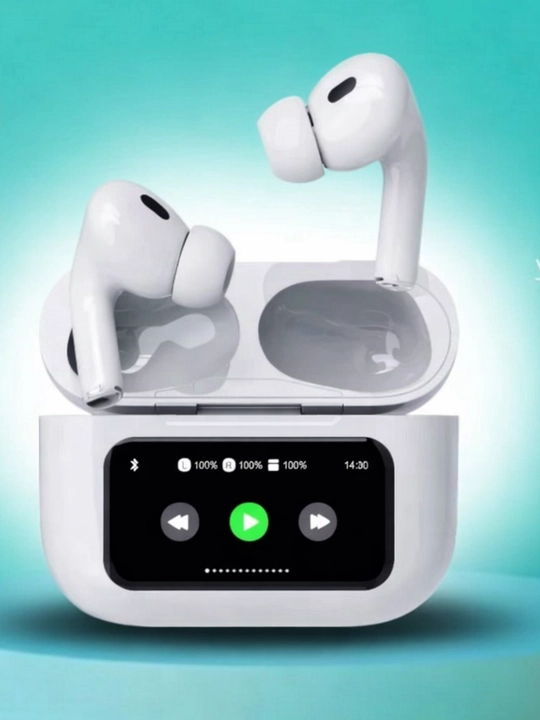 Беспроводные наушники с дисплеем для iPhone и Android Pods Pro 2 iOS, сенсорный экран - 