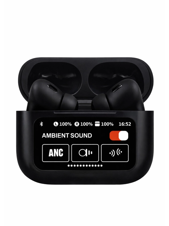 Беспроводные наушники с дисплеем для iPhone и Android Pods Pro 2 iOS, сенсорный экран