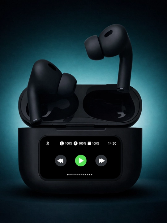 Беспроводные наушники с дисплеем для iPhone и Android Pods Pro 2 iOS, сенсорный экран - 