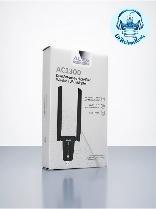 Вай-фай адаптер Pix LINK UAC32, ac1300, 5GHz, 867Mbps, 2.4 GHz, 400Mbps адаптер