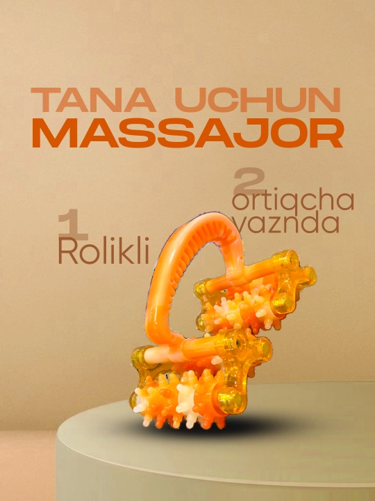 Tana, oyoq, qo‘l va butun tana uchun massaj apparati