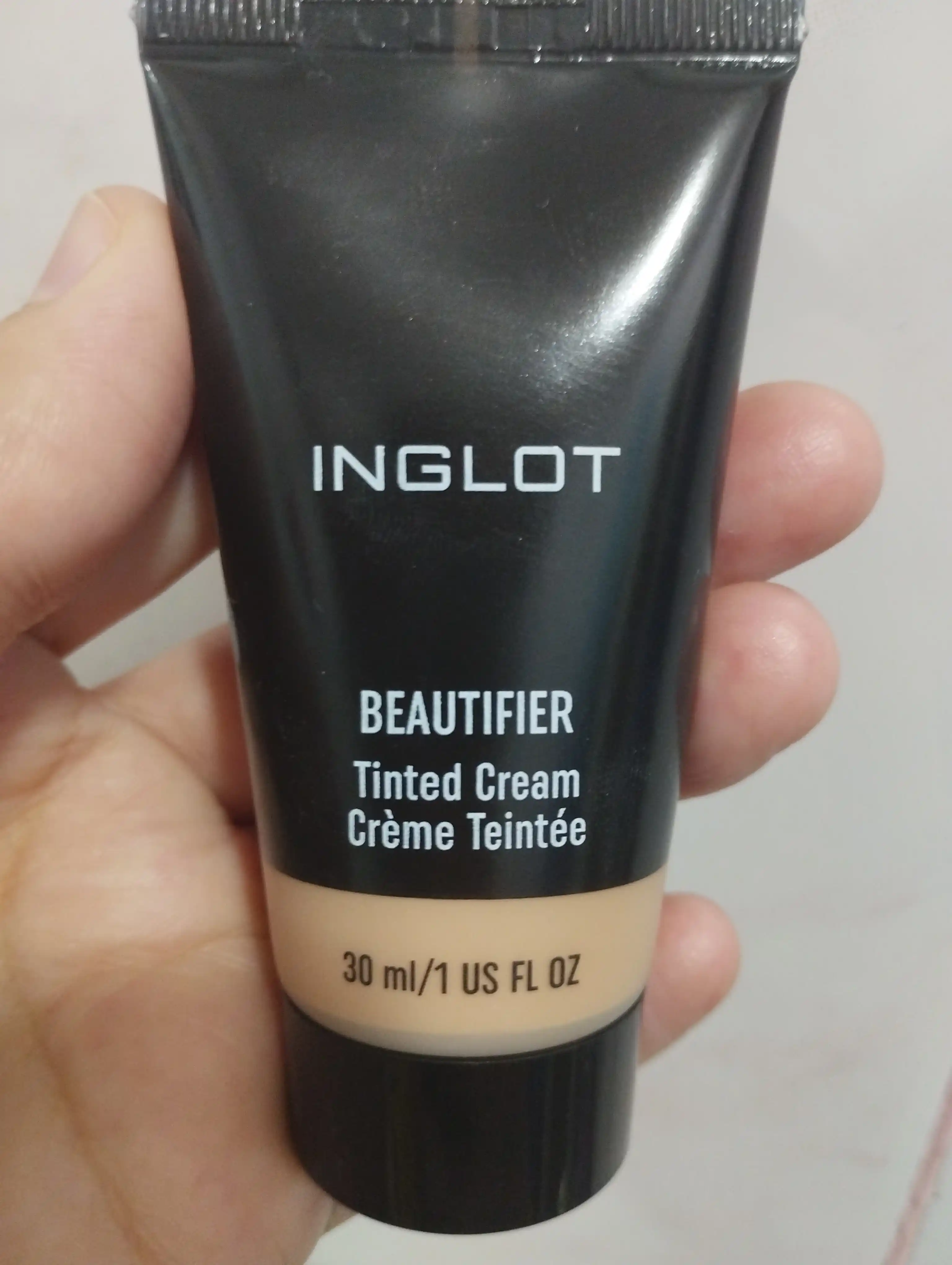 Inglot Beautifier Tinted Cream тональная основа 30 мл, увлажняющая, с HD-пигментами