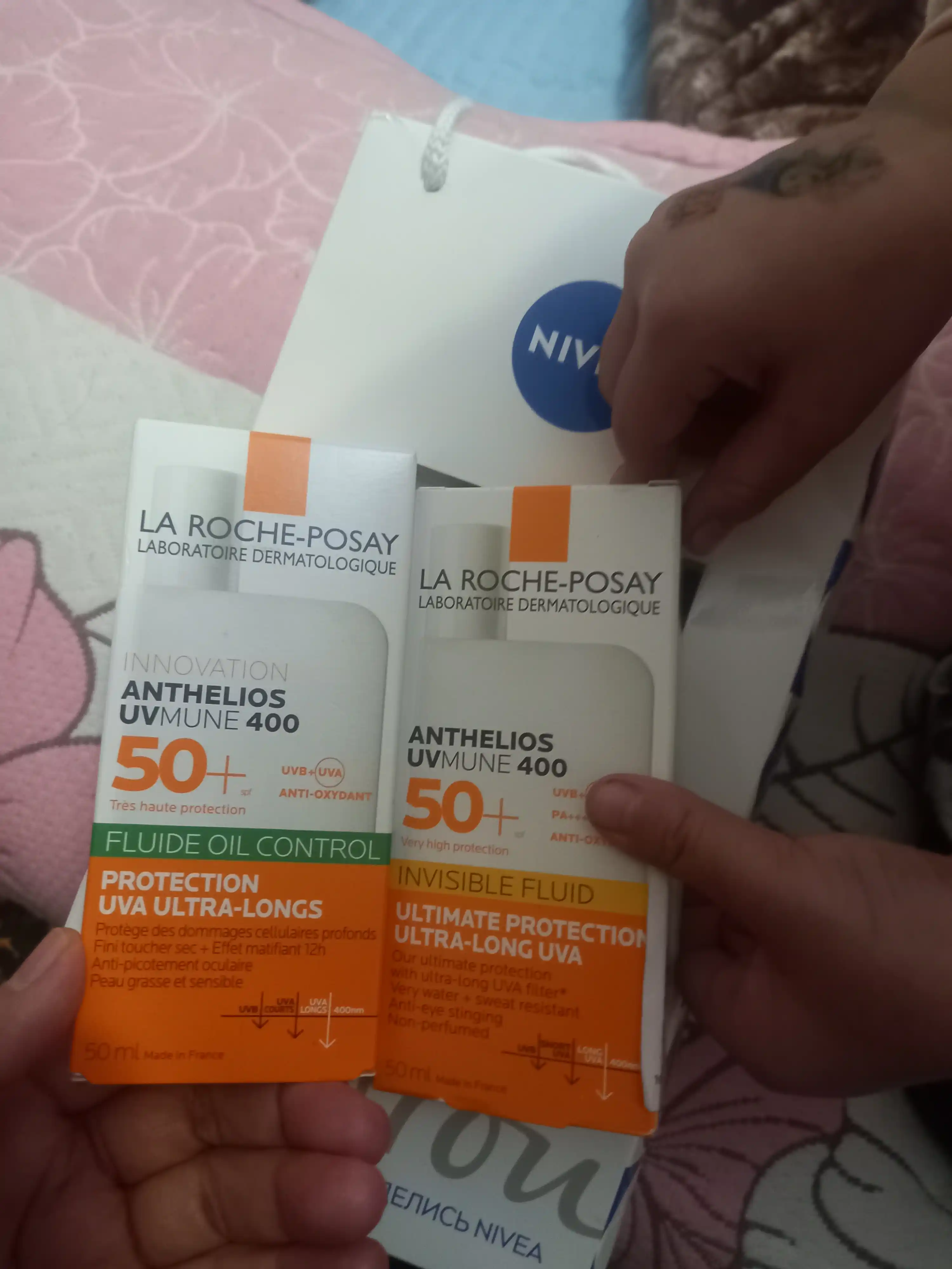 Невидимый флюид La Roche-Posay Anthelios, для лица и кожи вокруг глаз SPF 50+/PPD 46, 50 мл