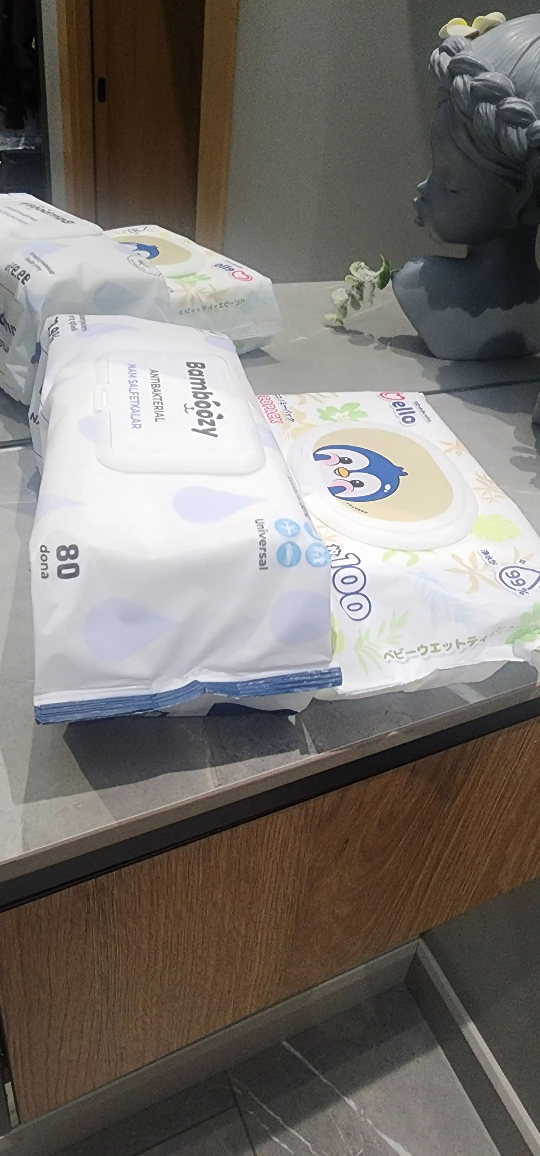 Gigienik bolalar uchun nam salfetkalar MELLO, 100 dona