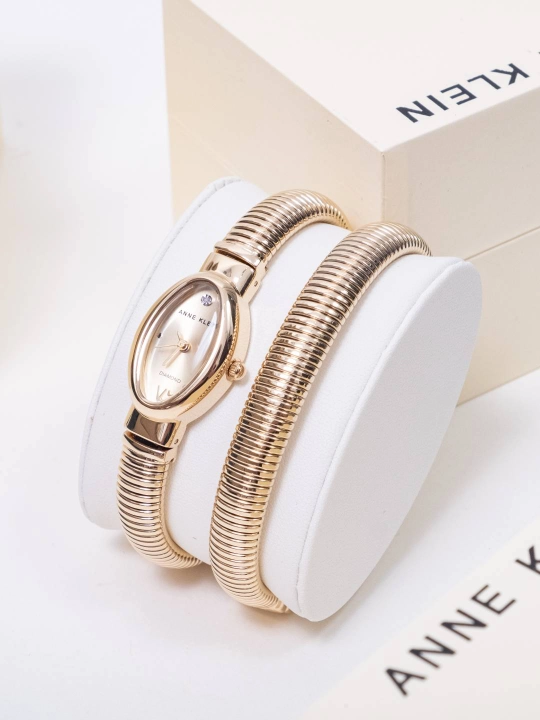Ayollar qo'l soati Anne Klein AK5178, bilaguzuk bilan to'plam - 
