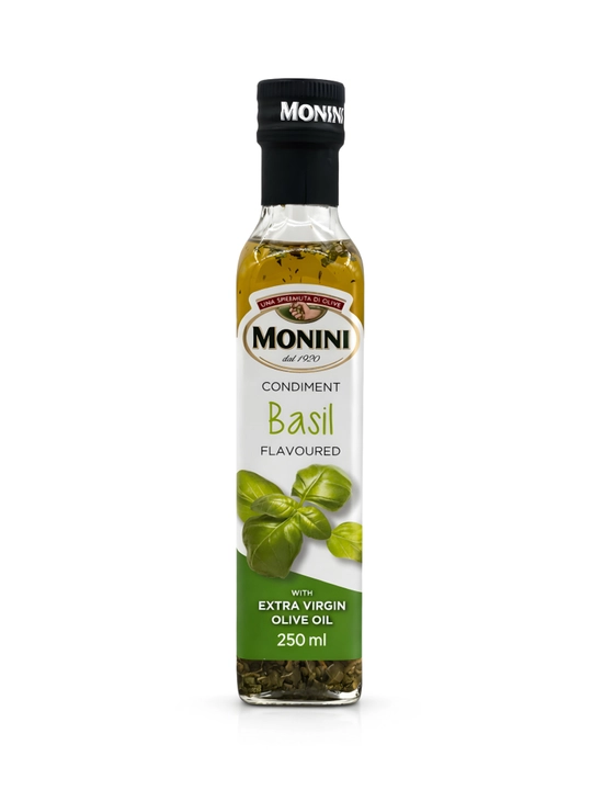 Rayhon ta’mli Monini Basil Extra Virgin zaytun moyi, 250 ml - 